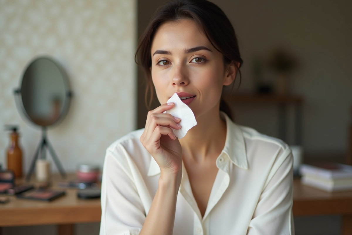 Transformation de rouge à lèvres satiné en fini mat : astuces et techniques